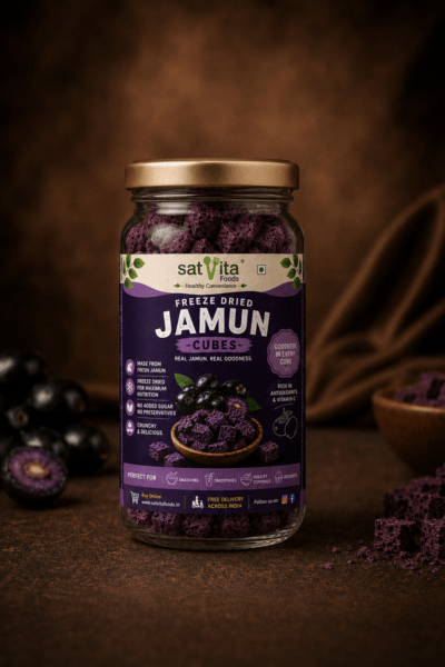 Freeze Dried Jamun Cubes