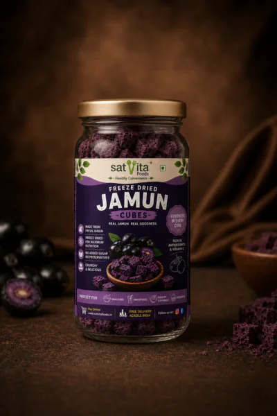 Freeze Dried Jamun Cubes